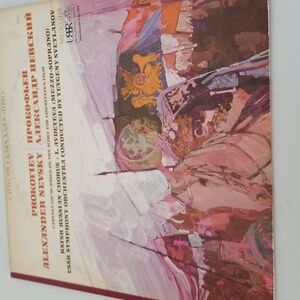PROKOFIEV ALEXANDER RSFSR RUSSIAN CHORUS USSR SYMPHONY ORCHESTRA VINYL RECORD